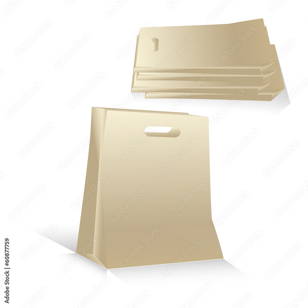 Package made of paper for a pleasant shopping