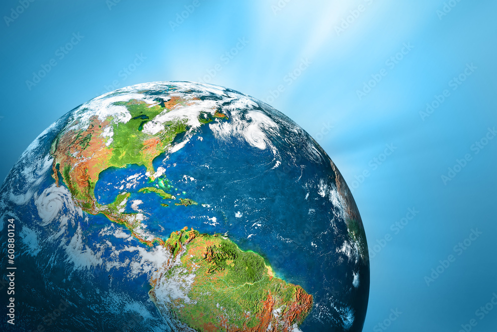 Fototapeta premium Planet earth. Best Concept of global business from concepts ser