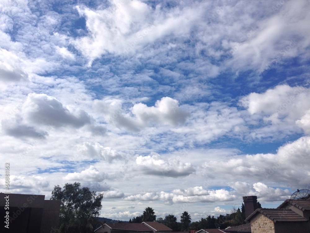 clouds in the afternoon