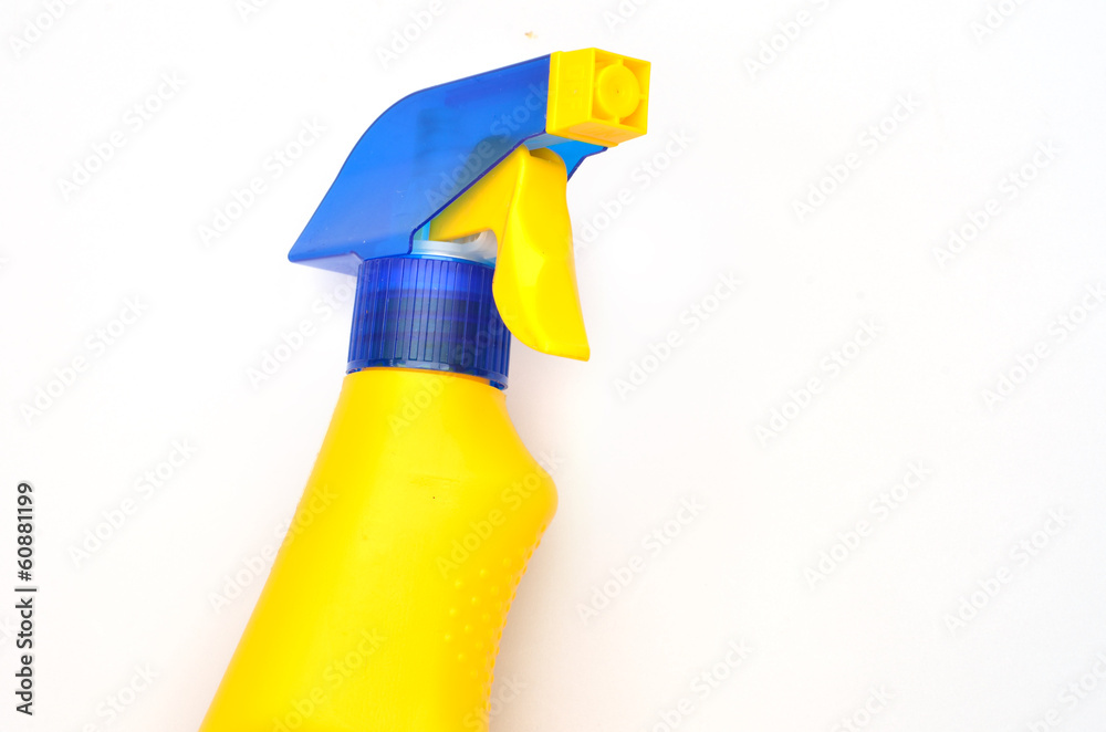Spray Bottle in yellow and Blue Spray Bottle in yellow and Blue