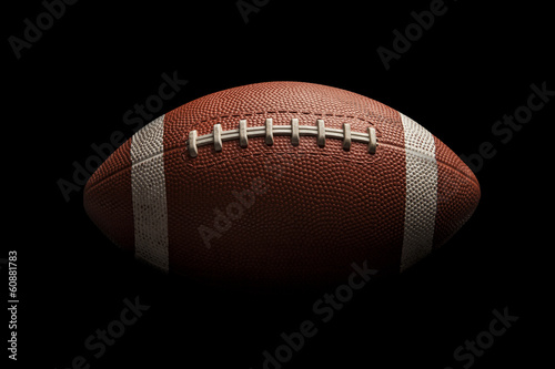 Isolated american football ball