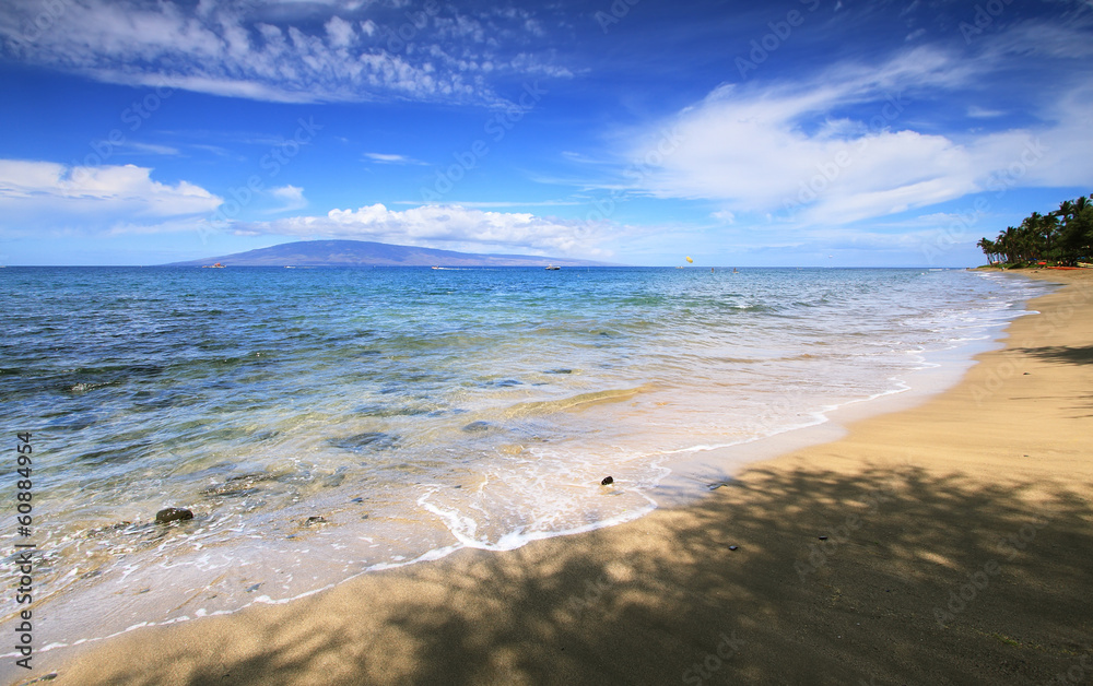 Dt. Fleming beach in west Maui