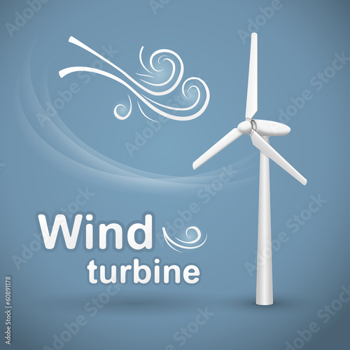 Wind turbine background
