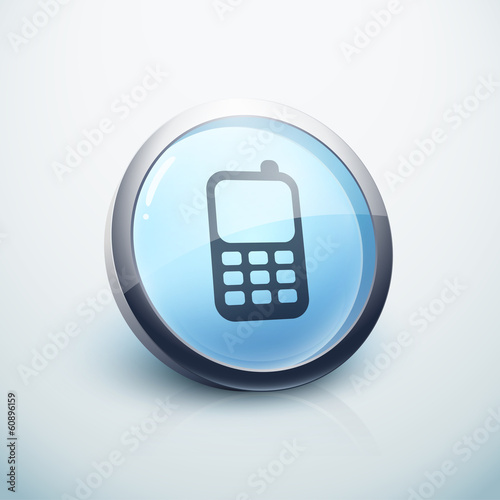 icône bouton internet téléphone