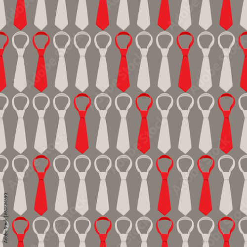 gray and red ties