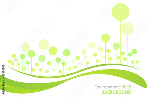 Ecology background,tree pattern