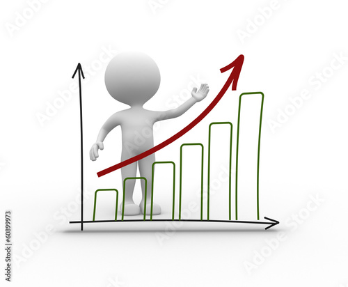 Chart financial. Success