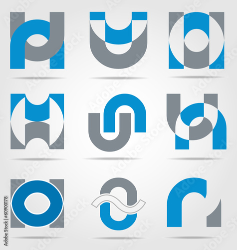 Abstract business icon collection