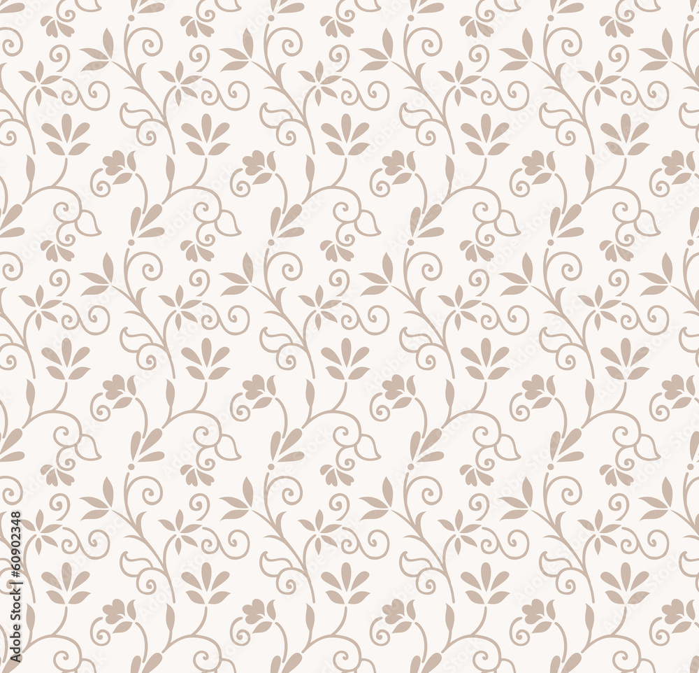 Seamless floral wedding card background