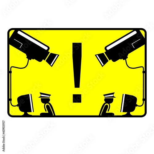 ARC, Alarm Receiving Centre, Video surveillance sign, CCTV