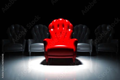 Fotografia Red exclusive armchair