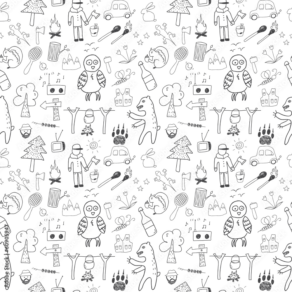 Travel seamless pattern Travel seamless pattern