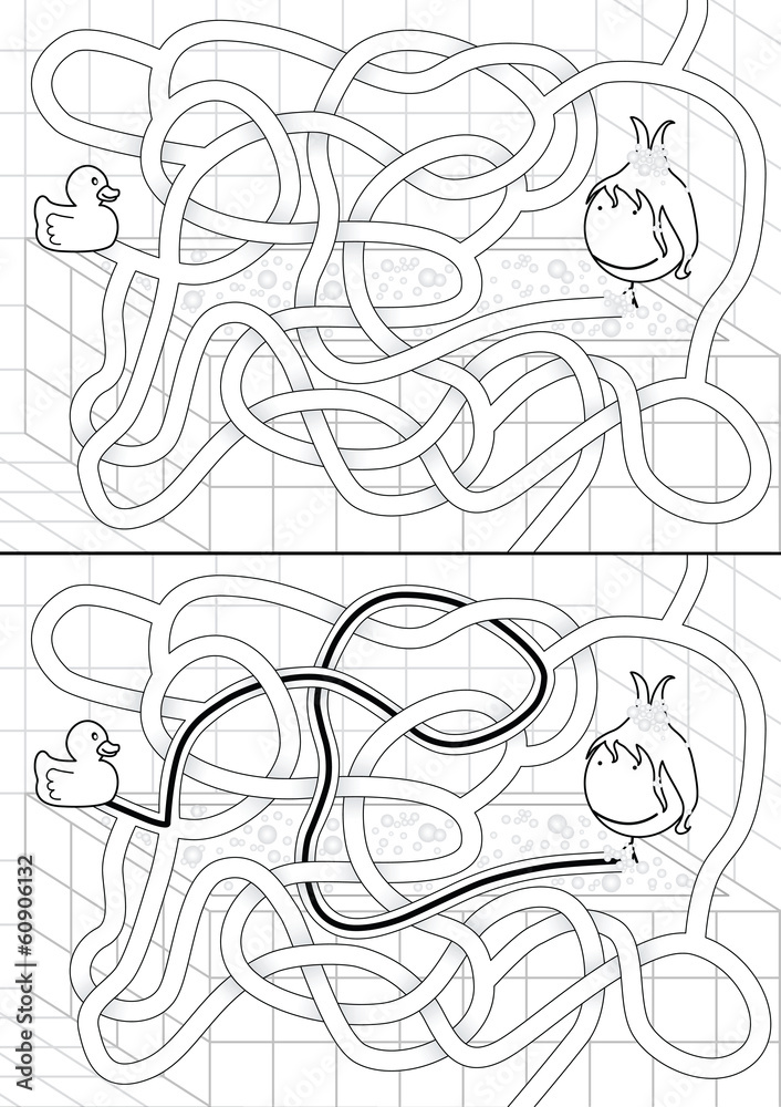 Bathroom maze Bathroom maze