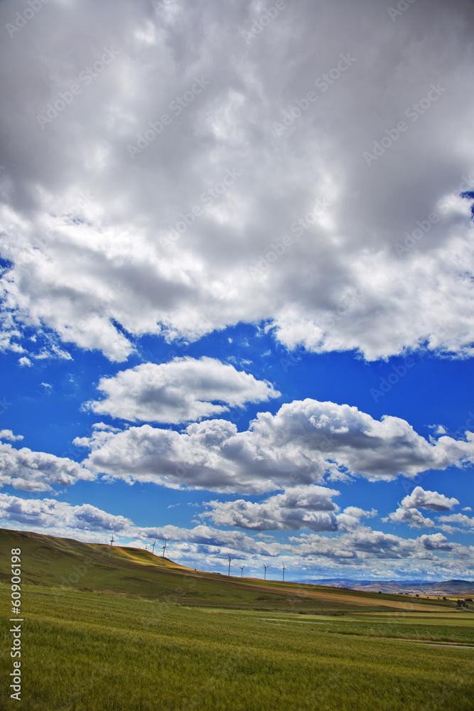 Clouds over a hill Clouds over a hill