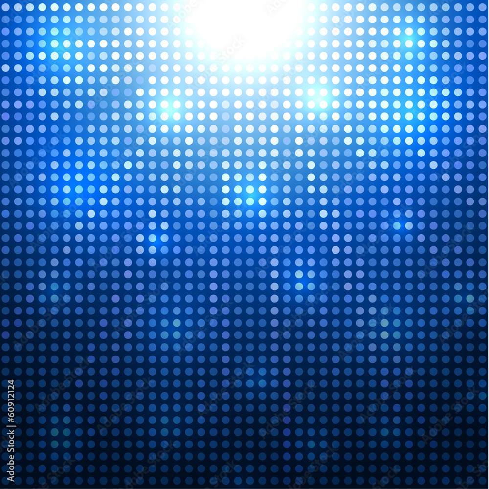 Abstract blue shiny background