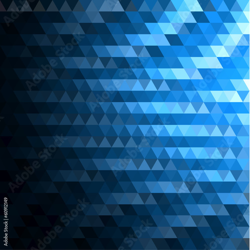 Abstract blue shiny background photo