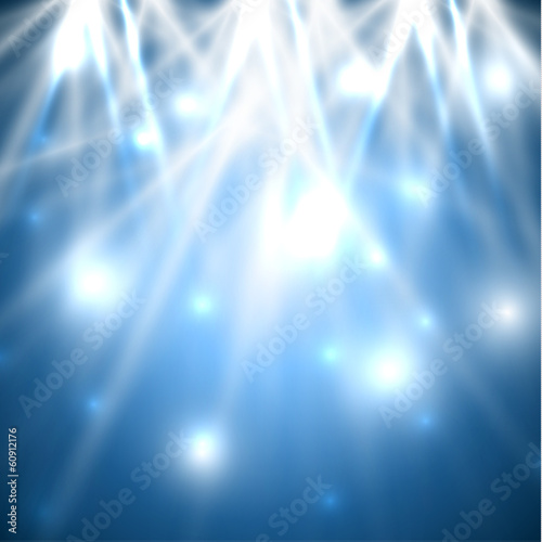 Abstract blue lights background