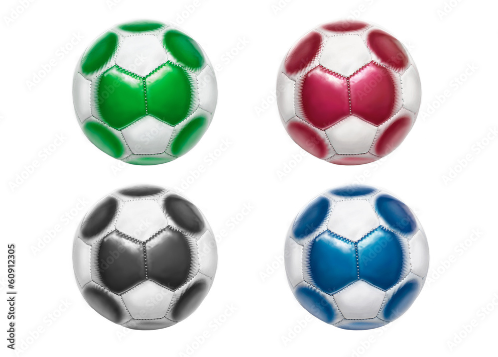 Coloured Footballs