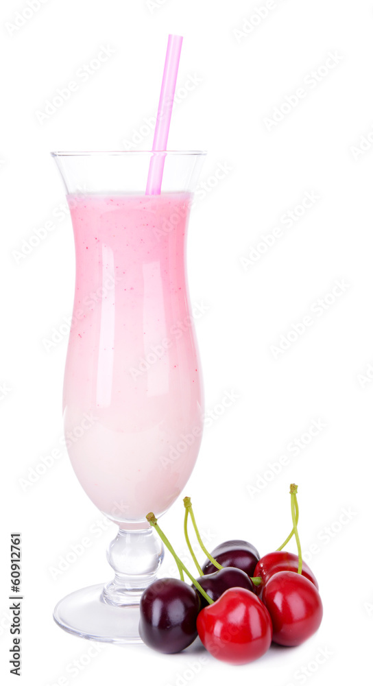 Milk shake isolated on white Milk shake isolated on white
