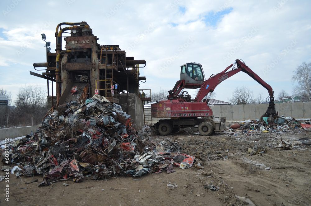 Fototapeta premium Metal recycle