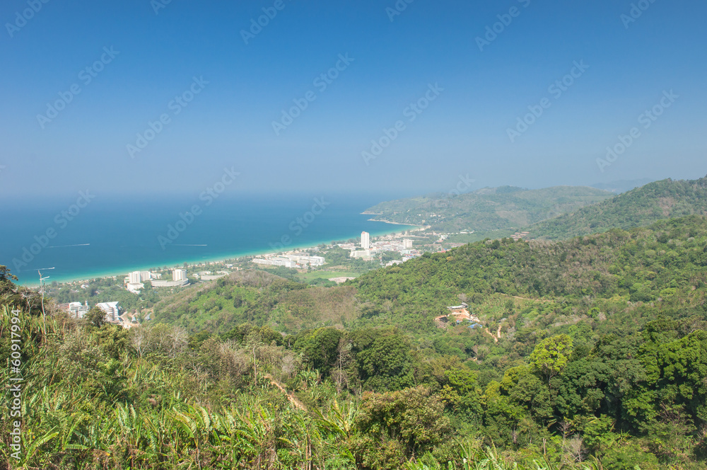 Landscape and Phuket view in Thailand