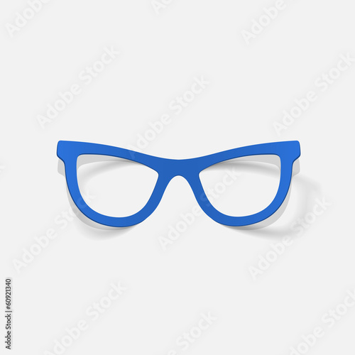 realistic design element: glasses