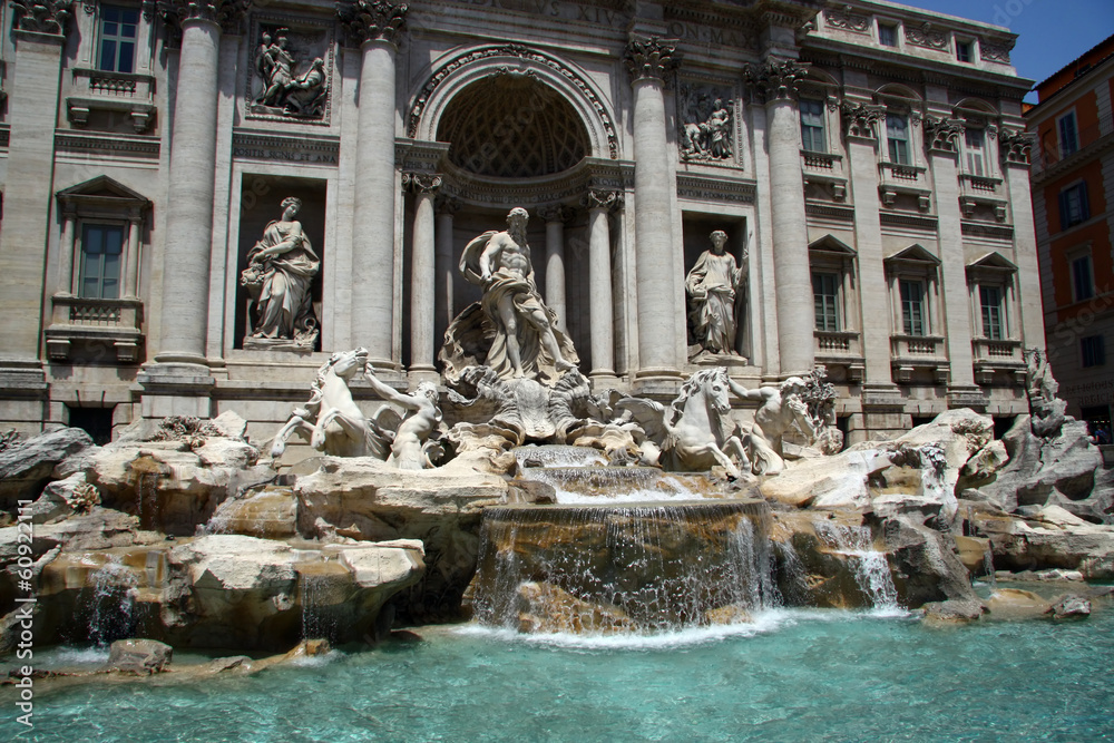 The Trevi Fountain in Roma