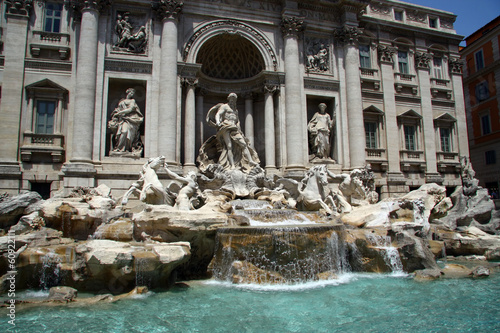 The Trevi Fountain in Roma