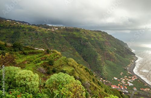 Green island of Madeira.
