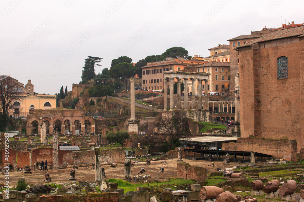 Imperial Fora, Temple of Peace in  Rome