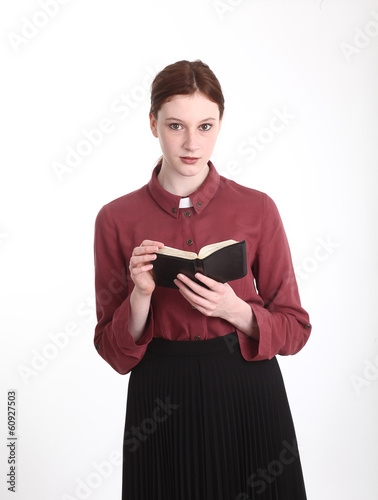 Quadro em tela Young lady vicar