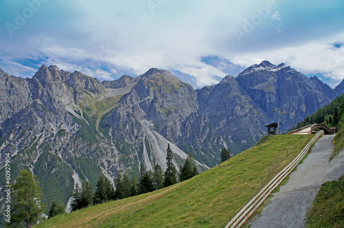 Stubaier Alpen in Tirol, Österreich