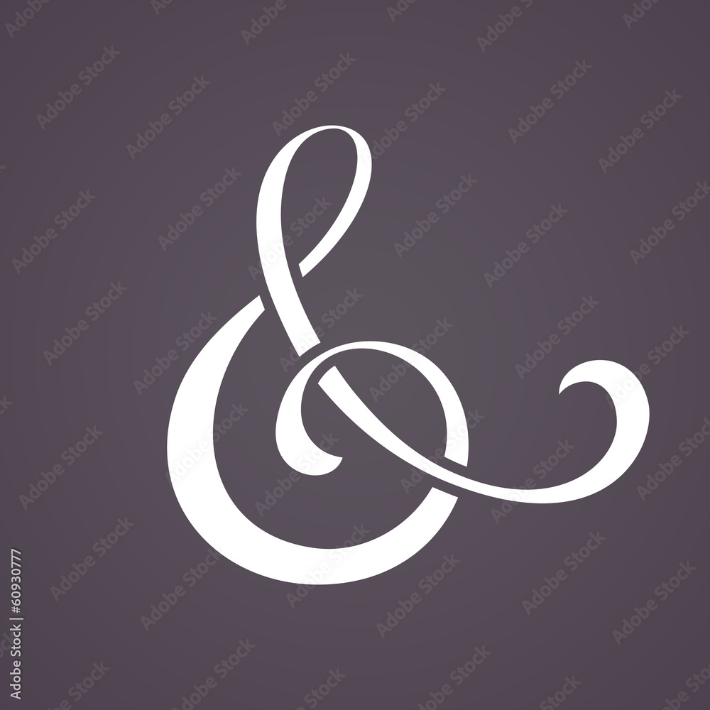 Obraz premium Ampersand