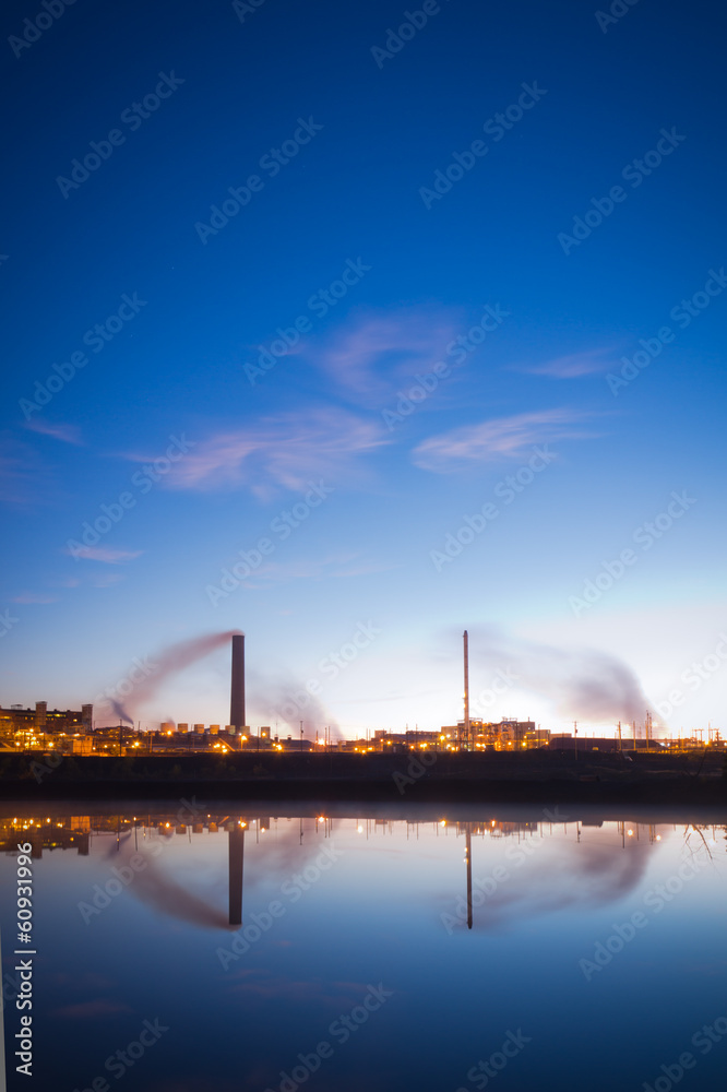 Smoke Stack of a Plant Smoke Stack of a Plant