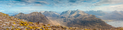 Snowcapped Mountain, Scotland photo