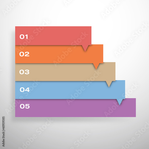 vector strips, infographic for business project