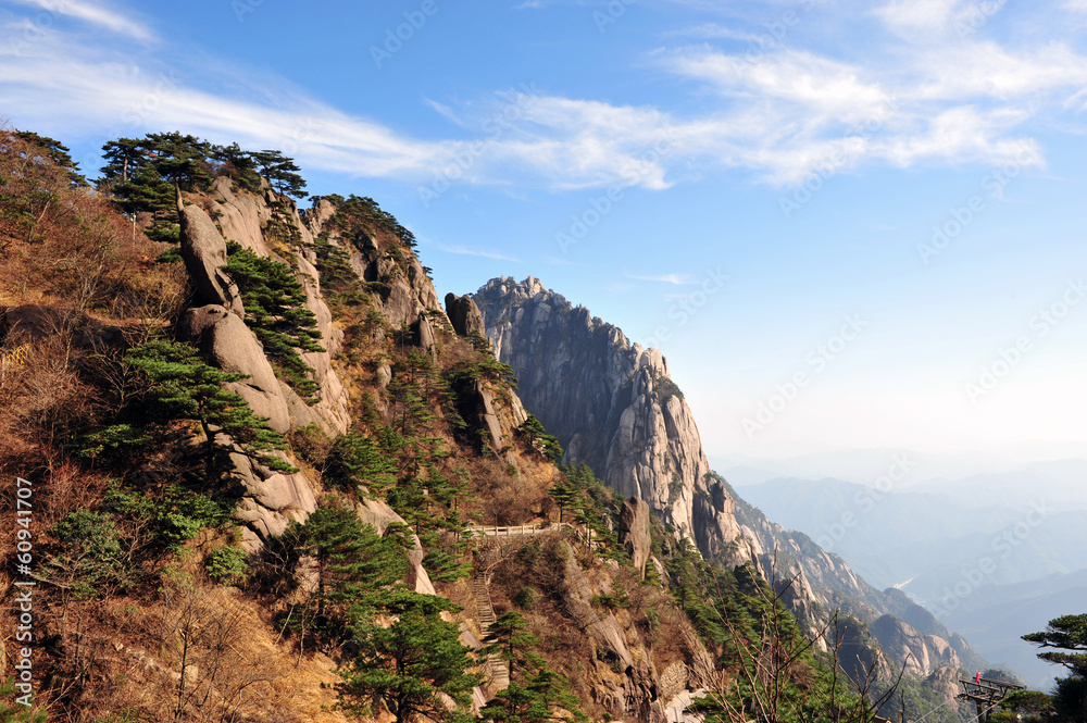Naklejka premium Huangshan Mountain