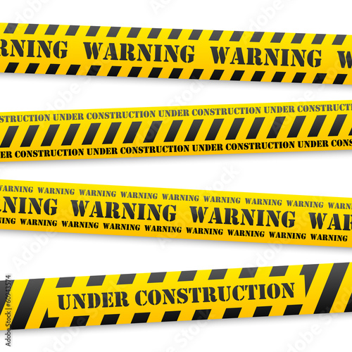 vector warning tapes