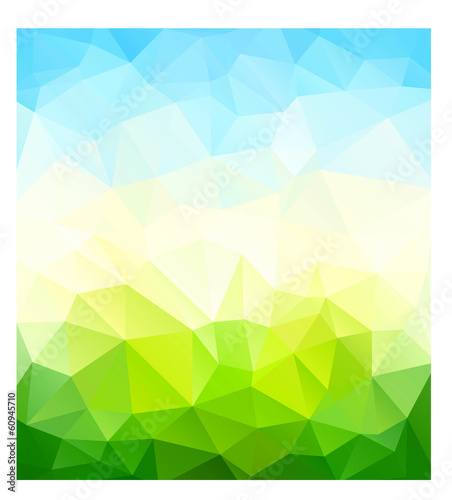 Triangle nature background