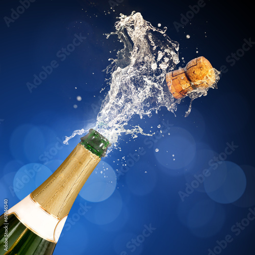 Champagne Popping Bottle photo