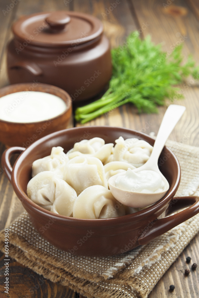 Dumplings with meat Dumplings with meat