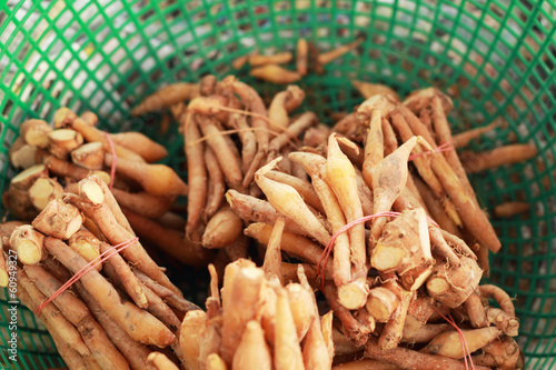 Fingerroot herb in asia - in market
