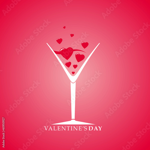 Valentine's Day cocktail