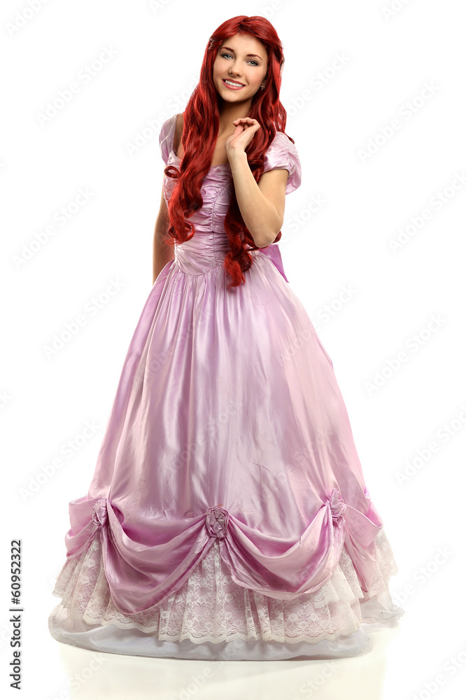 Woman Dressed in Princess Costume Woman Dressed in Princess Costume