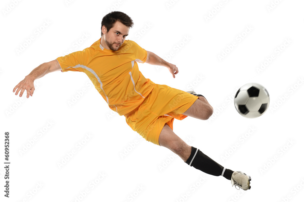 Soccer Player in Action
