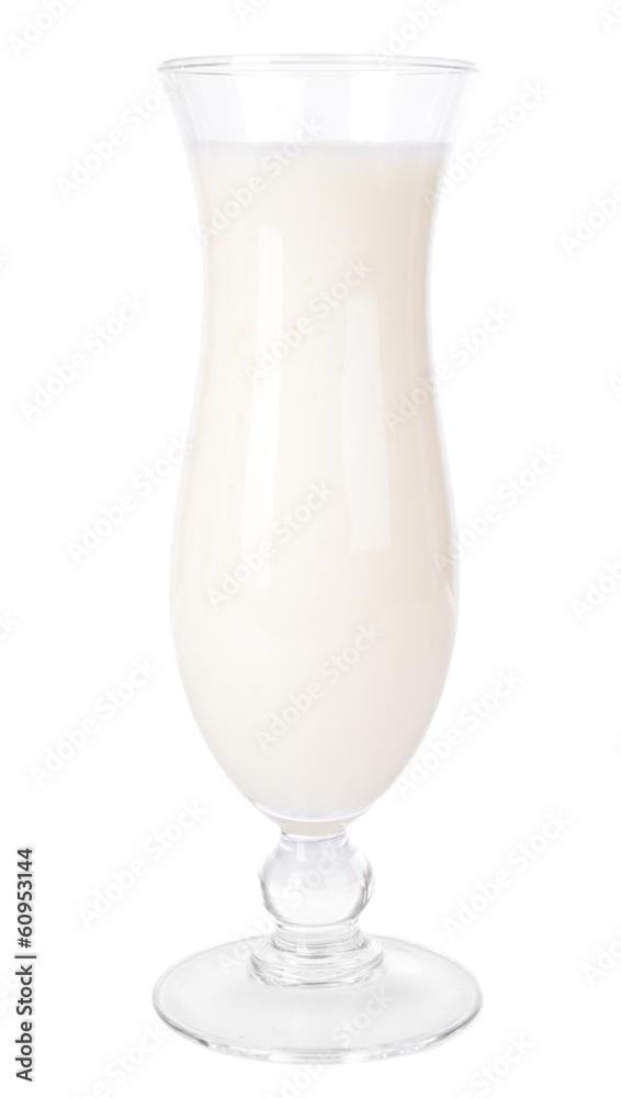 Milk shake isolated on white Milk shake isolated on white