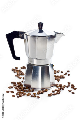 Fotografering coffee maker with coffee beans