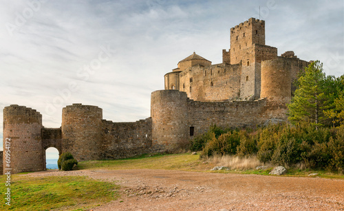 Medieval castle of Loarre,Aragon, Spain photo