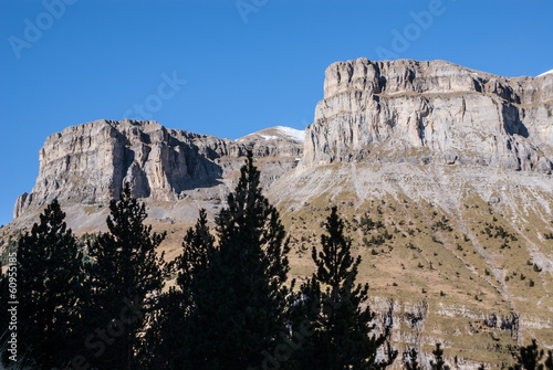 Monte Perdido in Ordesa National Park, Huesca. Spain.