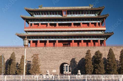 The Zhengyangmen Gate. Beinjing. China